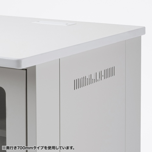 CP-SVD6080GY / 19インチマウント付きデスク（2ポスト・D800）