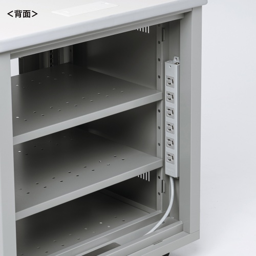 CP-SVD6080GY / 19インチマウント付きデスク（2ポスト・D800）