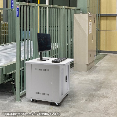 CP-SVD6080GY / 19インチマウント付きデスク（2ポスト・D800）