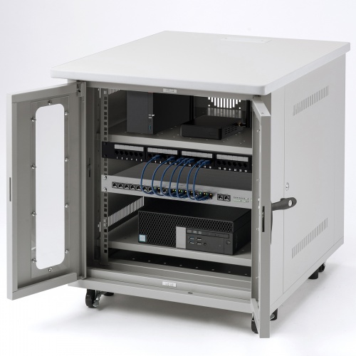 CP-SVD6080GY / 19インチマウント付きデスク（2ポスト・D800）