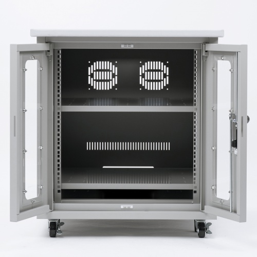 CP-SVD6080GY / 19インチマウント付きデスク（2ポスト・D800）