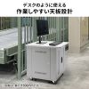 CP-SVD6080GY / 19インチマウント付きデスク（2ポスト・D800）