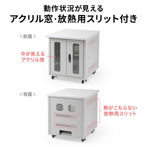 CP-SVD6080GY / 19インチマウント付きデスク（2ポスト・D800）