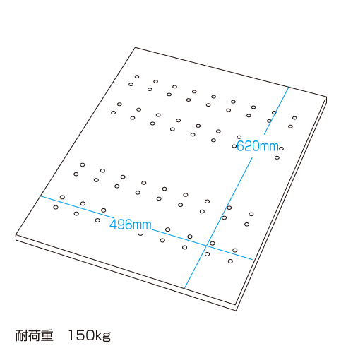 CP-SVHNTBKN / 高耐荷重中棚（耐荷重150kg）