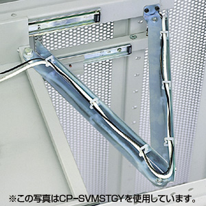 CP-SVMST / 液晶ディスプレイ用スライド棚（ブラック）