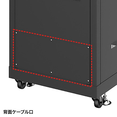 CP-SVN1810BKN / 19インチサーバーラック(18U)