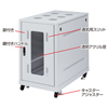 CP-SVN1810GY 19インチサーバーラック(18U) CP-SVN1810GY / 19インチサーバーラック(18U)