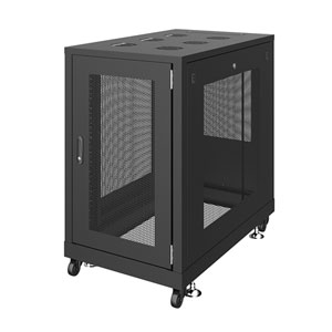 CP-SVN1890MBKN【19インチサーバーラック メッシュパネル仕様(18U  