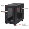 CP-SVN1810MBK 19インチサーバーラック メッシュパネル仕様(18U) CP-SVN1810MBK / 19インチサーバーラック メッシュパネル仕様(18U)