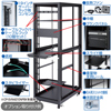 CP-SVN1810NPBK 19インチサーバーラック パネルなし(18U) CP-SVN1810NPBK / 19インチサーバーラック パネルなし(18U)