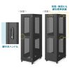 CP-SVN1890MBKN / 19インチサーバーラック　メッシュパネル仕様(18U)