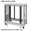 CP-SVN1890MGYN 19インチサーバーラック メッシュパネル仕様(18U) CP-SVN1890MGYN / 19インチサーバーラック メッシュパネル仕様(18U)
