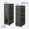CP-SVN2410BKN 19インチサーバーラック(24U) CP-SVN2410BKN / 19インチサーバーラック(24U)