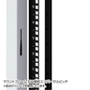 CP-SVN2410NPBK 19インチサーバーラック パネルなし(24U) CP-SVN2410NPBK / 19インチサーバーラック パネルなし(24U)