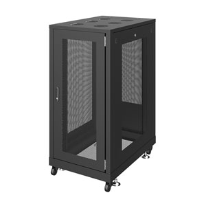 CP-SVN2490MBKN / 19インチサーバーラック メッシュパネル仕様(24U)