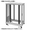 CP-SVN2490MGYN 19インチサーバーラック メッシュパネル仕様(24U) CP-SVN2490MGYN / 19インチサーバーラック メッシュパネル仕様(24U)