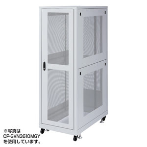 CP-SVN3690MGY / 19インチサーバーラック メッシュパネル仕様(36U)