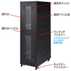 CP-SVN4210BK 19インチサーバーラック(42U) CP-SVN4210BK / 19インチサーバーラック(42U)
