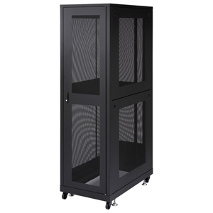 メッシュデザイン サーバーラック　ブラック サンワダイレクト本店 サンワサプライ【オフィス・PC周辺通販】