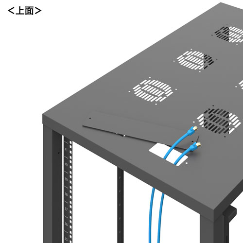 CP-SVN4210NPBKN / 19インチサーバーラック　パネルなし(42U)