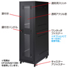 CP-SVN4290BK 19インチサーバーラック(42U) CP-SVN4290BK / 19インチサーバーラック(42U)