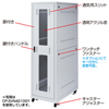 CP-SVN4290GY 19インチサーバーラック(42U) CP-SVN4290GY / 19インチサーバーラック(42U)