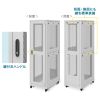CP-SVN4290MGYN / 19インチサーバーラック　メッシュパネル仕様(42U)