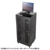 CP-SVNAMULT8BK / マルチ収納ラック（H1300）