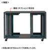 CP-SVNC6 19インチサーバーボックス(12U・奥行き1000mm) CP-SVNC6 / 19インチサーバーボックス(12U・奥行き1000mm)