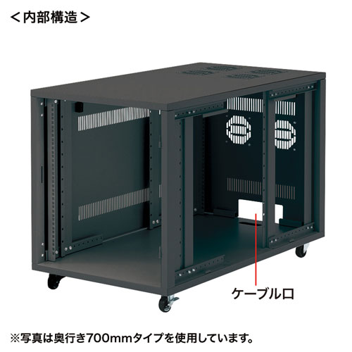 CP-SVNC6 / 19インチサーバーボックス(12U・奥行き1000mm)