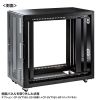 CP-SVT18U 19インチマウント型サーバーラック(18U・D1100) CP-SVT18U / 19インチマウント型サーバーラック(18U・D1100)