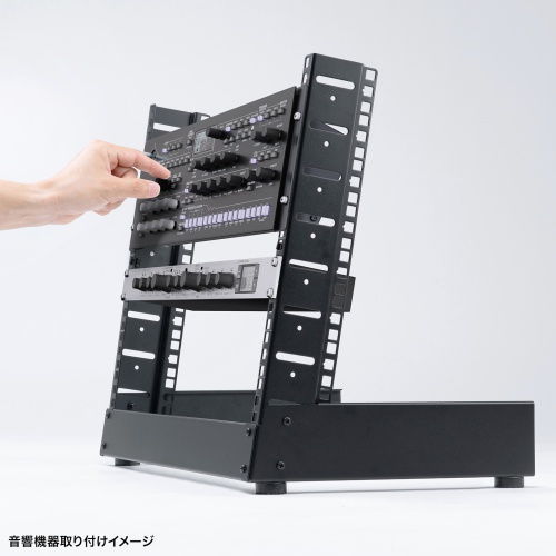 CP-TB8UBK / 卓上19インチマウントラック（8U）