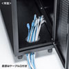 CP-THBOX2UBK キャスター付きハブボックス(2U・ブラック) CP-THBOX2UBK / キャスター付きハブボックス(2U・ブラック)