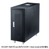CP-THBOX2UBK キャスター付きハブボックス(2U・ブラック) CP-THBOX2UBK / キャスター付きハブボックス(2U・ブラック)