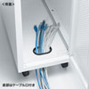 CP-THBOX2UW キャスター付きハブボックス(2U・ホワイト) CP-THBOX2UW / キャスター付きハブボックス(2U・ホワイト)