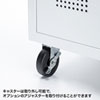 CP-THBOX2UW キャスター付きハブボックス(2U・ホワイト) CP-THBOX2UW / キャスター付きハブボックス(2U・ホワイト)