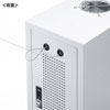 CP-THBOX2UW キャスター付きハブボックス(2U・ホワイト) CP-THBOX2UW / キャスター付きハブボックス(2U・ホワイト)