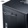 CP-THBOX4UBK キャスター付きハブボックス(4U・ブラック) CP-THBOX4UBK / キャスター付きハブボックス(4U・ブラック)