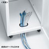 CP-THBOX4UW キャスター付きハブボックス(4U・ホワイト) CP-THBOX4UW / キャスター付きハブボックス(4U・ホワイト)