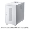 CP-THBOX4UW キャスター付きハブボックス(4U・ホワイト) CP-THBOX4UW / キャスター付きハブボックス(4U・ホワイト)