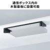 CP-WL1UBK / 垂直19インチラックマウントブラケット（1U）