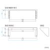 CP-WL3UBK 垂直19インチラックマウントブラケット(3U) CP-WL3UBK / 垂直19インチラックマウントブラケット(3U)