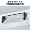 CP-WL3UBK / 垂直19インチラックマウントブラケット（3U）