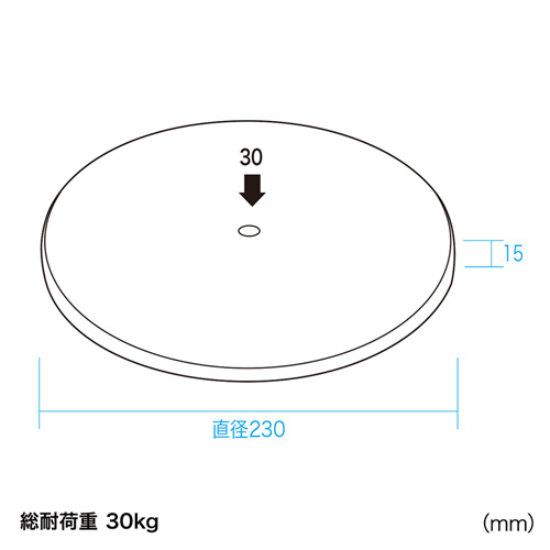 CR-15K / 回転台（直径230mm）