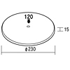 CR-15 / 回転台(直径230mm)
