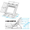 CR-35LGY / ノートPCスタンド（ライトグレー）