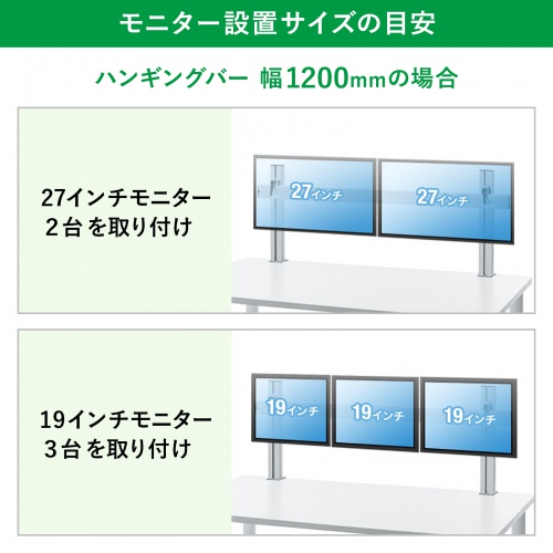 CR-HGCHB1200W / アーム取付け用バー（W1200mm）