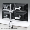 CR-LA1008N 水平垂直液晶モニターアーム(机用・水平垂直・4面) CR-LA1008N / 水平垂直液晶モニターアーム(机用・水平垂直・4面)