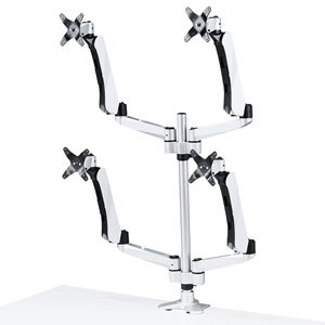 CR-LA1008N / 水平垂直液晶モニターアーム(机用・水平垂直・4面)