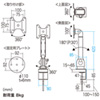 CR-LA1202WN 垂直多関節モニタアーム(H420タイプ) CR-LA1202WN / 垂直多関節モニタアーム(H420タイプ)